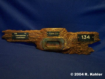 Spare-parts box artifact from U-869